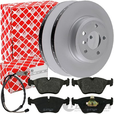 FEBI BREMSSCHEIBEN Ø325mm + BELÄGE + WK VORNE passend für BMW X3 E83 auch xDrive