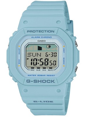 Casio G-SHOCK GLX-S5600-2JF JDM G-LIDE Tide Graph Moon Data Unisex Blue Surf
