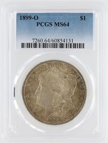 1899-O Morgan Dollar PCGS MS64 S$1 New Orleans Minted Silver Dollar No Reserve