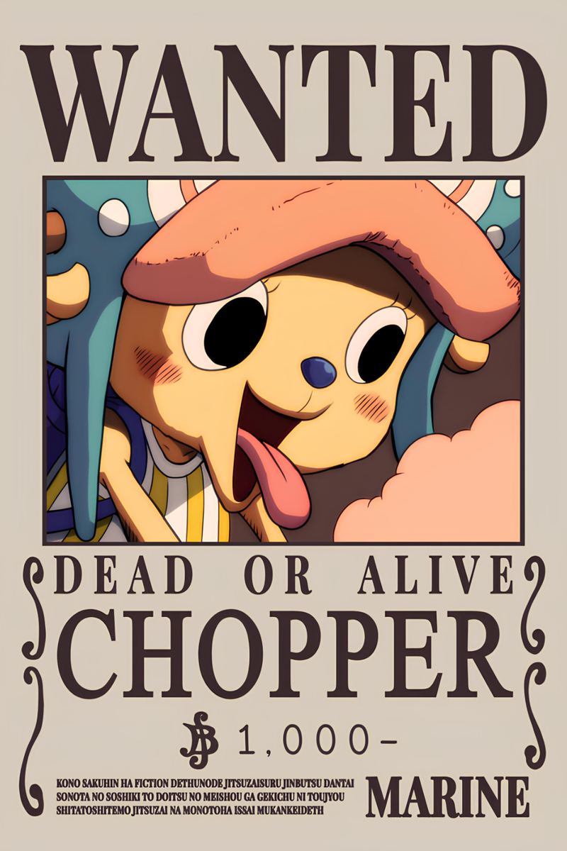 CHOPPER WANTED ONE PIECE 8