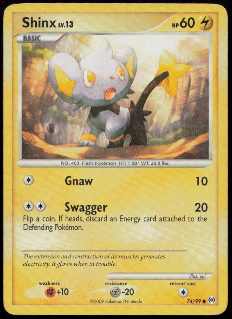 Shinx 74/99 HP Arceus Common Pokemon