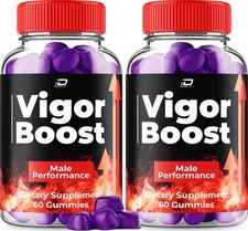 (2 Pack) Vigor Boost Gummies for Men – VigorBoost Gummy Natural Blend Reviews
