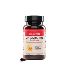 NatureWise Vitamin B12 5000 mcg - Extra Strength - 60 Softgels - Non-GMO