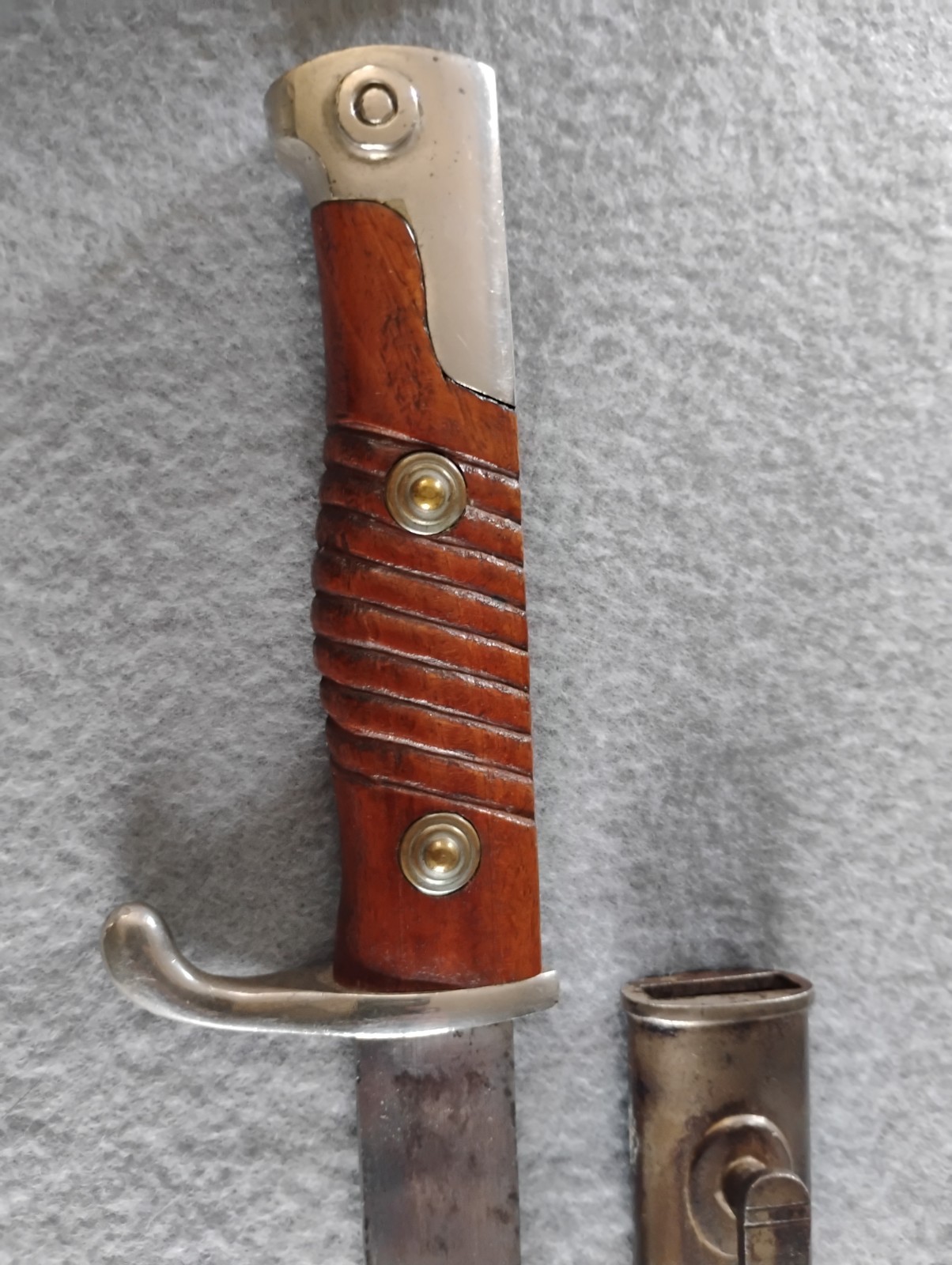 GERMAN BAYONET RARE ETCHED WWI SG98 PARADE DRESS KNIFE With SCABBARD