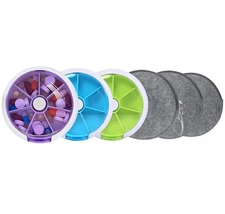 Pill Cases Weekly INVODA Pill Organizer 7 Day 3 Times Medicine Pill Dispenser...