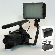 Pro D5 VM SC-12L shotgun mic light F970 battery fo Nikon D4 D3 D3x D300 D300s DF