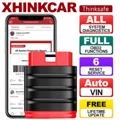Thinksafe BT OBD2 Auto All System Diagnostic Scanner Alle Autofunktion kostenlos