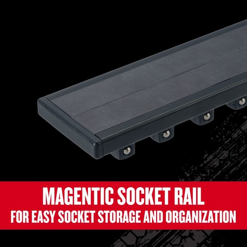 Craftsman V-SERIES Socket Set, Shallow SAE, 3/8 Inch Drive, 12 Piece - Bild 6 von 9