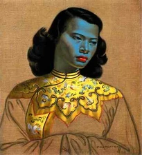 VLADIMIR TRETCHIKOF Art Poster or Canvas Print "Kensington Girl"