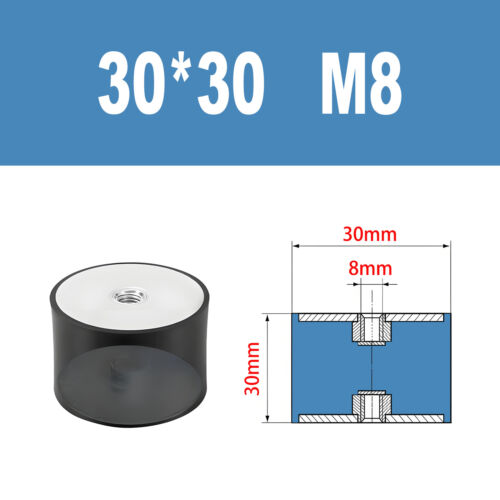 Gummipuffer Typ E Silentblock Schwingungsdämpfer Gewinde M3 - 12 Anschlagpuffer - Bild 24 von 48