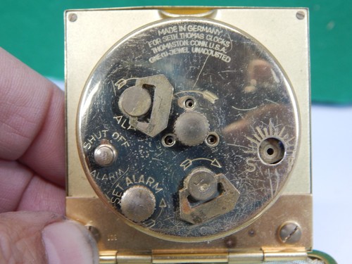 Orologio da viaggio vintage Seth Thomas Germania - Foto 8 di 9