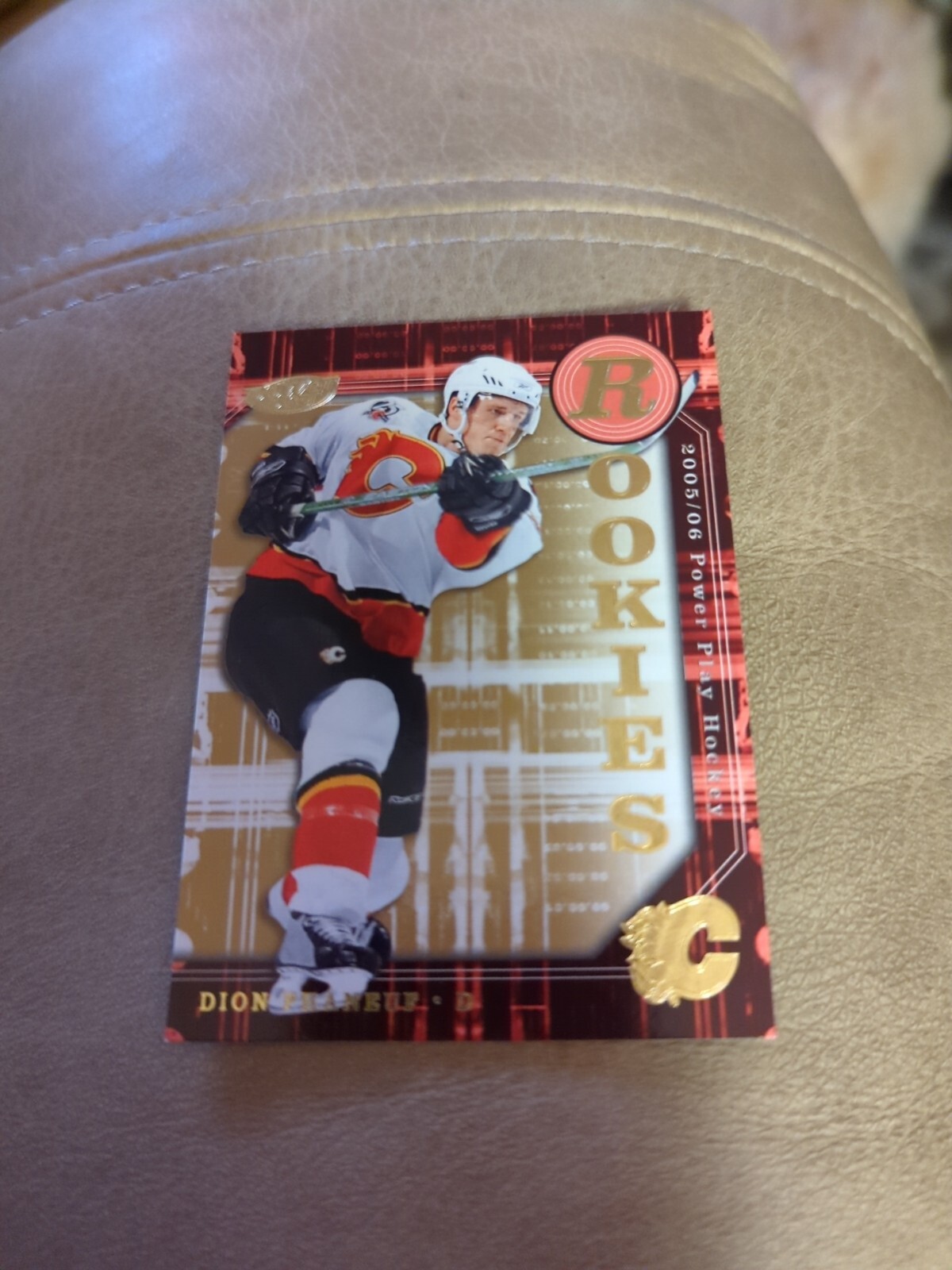 2005-06 Upper Deck Power Play #165 Dion Phaneuf RC Rookie Flames
