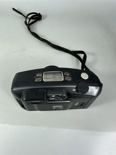 Pentax Espio 140 fotocamera 35mm pellicola punta e scatta grigia - testata e funzionante - Foto 4 di 10