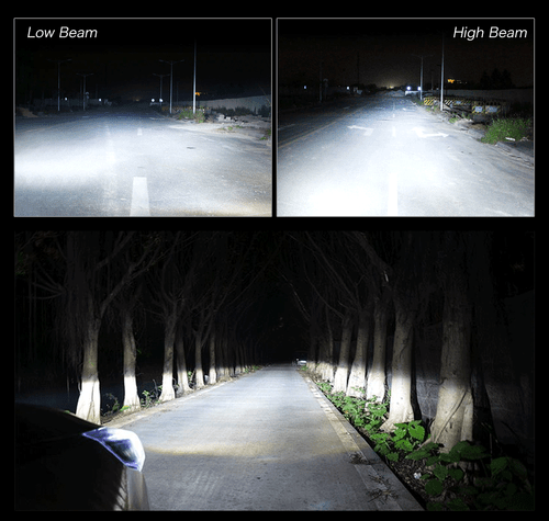 9007 HB5 COB LED Headlight Bulbs Conversion Kit High Low Beam 6000K Super White - Picture 21 of 23