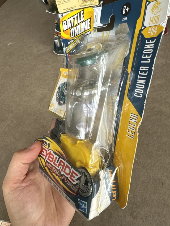 Toupie Beyblade Legend Counter Leone Metal Fusion BB-04 Hasbro Neuve - Imagen 4 de 4