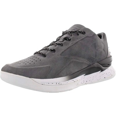 NWOT Under Armour UA Men's Suede Graphite Curry 1 Lux Low Basketball Shoes 8