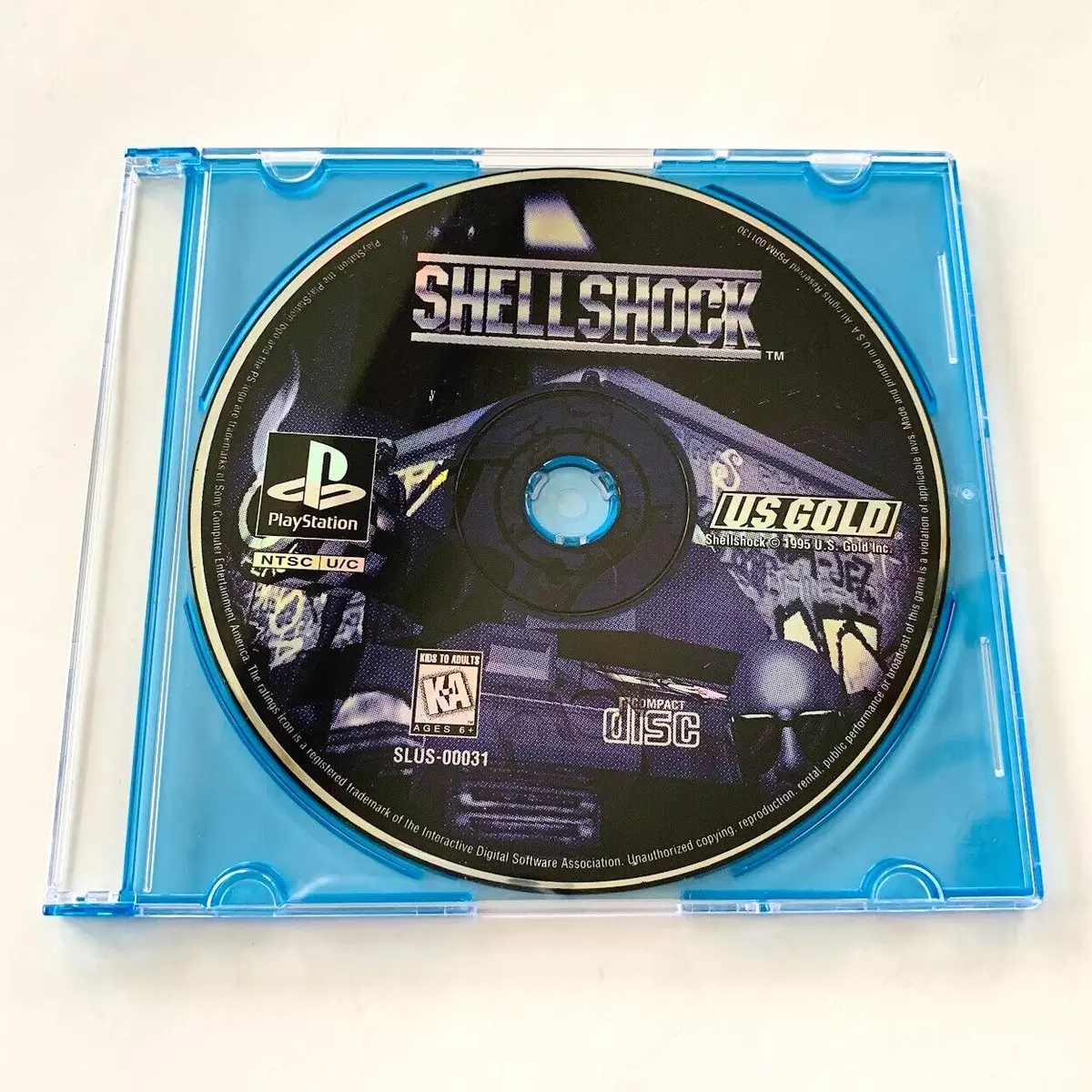 Shellshock PS1 Playstation 1 Eidos Shell SHOCK Game