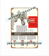 old kitchen signs farmwork 450 Hi-Clear tractor farm equipment tin sign