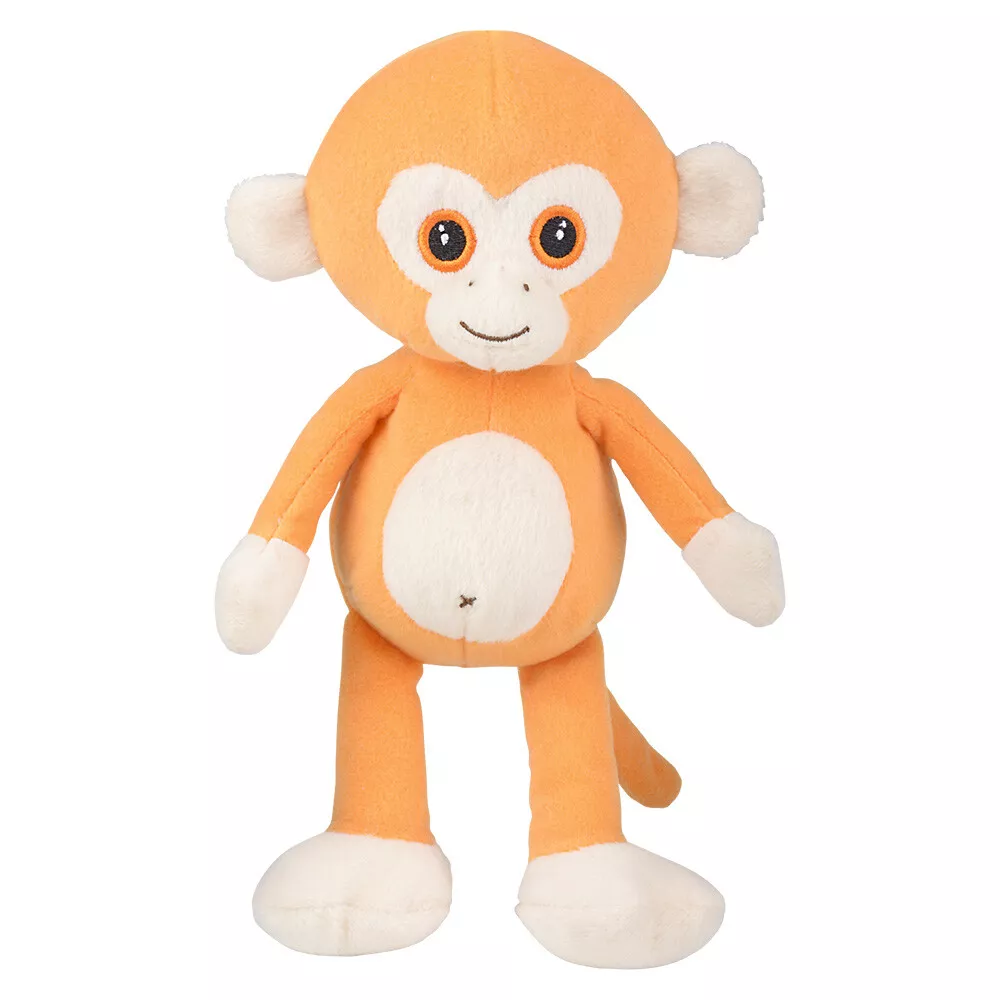 10 inch Cute Orange Monkey Plush Toy Soft Cuddly Stuffed Animal