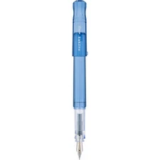 Pilot Kakuno Fountain Pen in Translucent Blue - Medium Point - NEW in Box