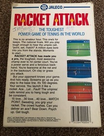 NES Racket Attack Game Tested Working Cart Authentic
