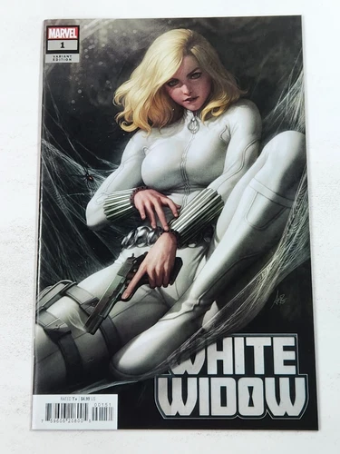White Widow 1 Artgerm Trade Dress Variant Yelena Belova Marvel Comics 2023