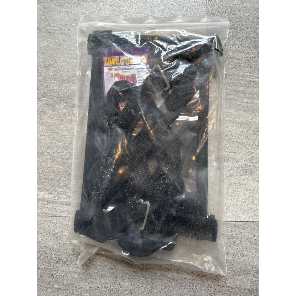 Weaver Livestock Exhibitor Number Harness with Sparkle Overlay Black