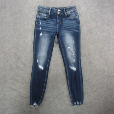 KanCan Jeans Women's 28 Blue Dark Wash High Rise Jegging Jeans