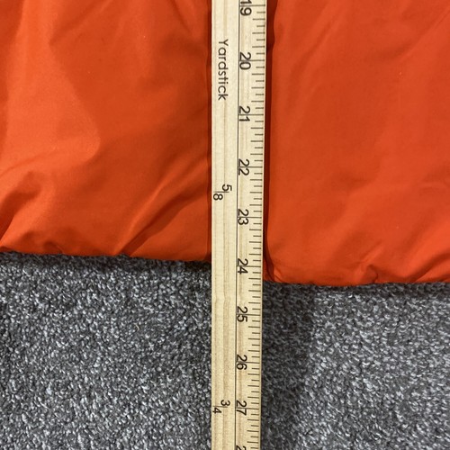 NIKE Sportswear Youth Size Large 12- 14 Orange Puffer Nylon Zip Up Vest Unisex # - Picture 7 of 10