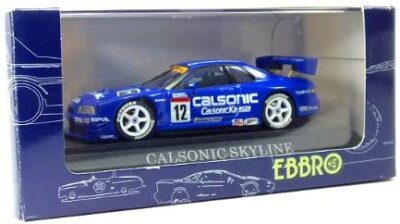 Rare1/43 EBBRO Calsonic SKYLINE Skyline GT-R JGTC 2000 Blue # 12