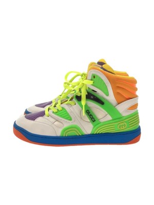 GUCCI high top sneakers basket sneaker 37 multicolor Used | eBay