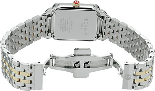 Brandneu Michele Deco II Mid Diamond Bicolor Stahl Damenuhr (MWW06I000004 - Bild 3 von 4