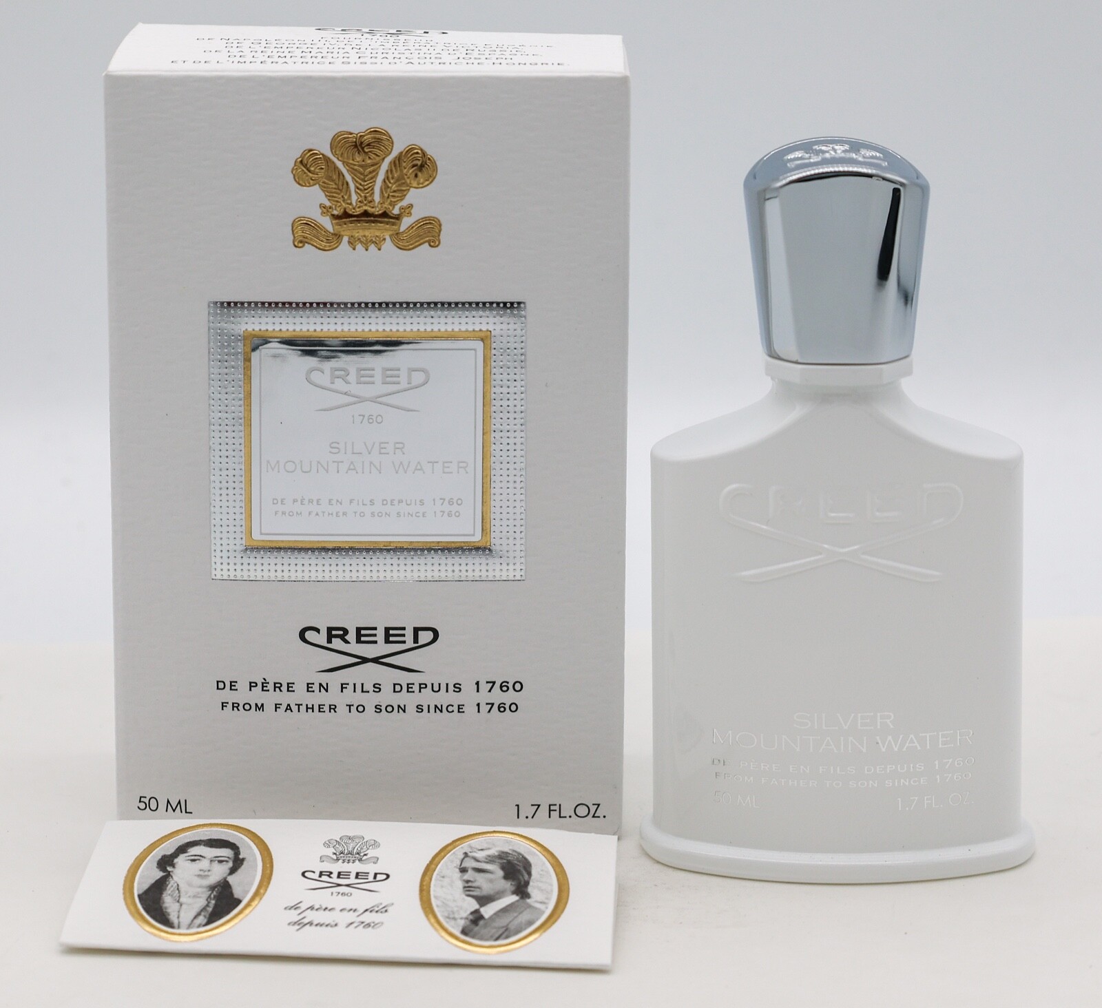 Creed Silver Mountain Water 50ml / 1.7oz Metal Cap! Since 2014 