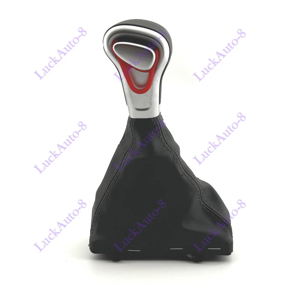 Perilla de cambio de marchas automática gris para Audi B8 A4 A6 Avant Allroad Quattro 2005-10 Foto 3 de 4