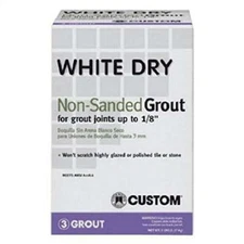 Custom Building Product WDG5 5 lb Non-Sanded White Tile Grout