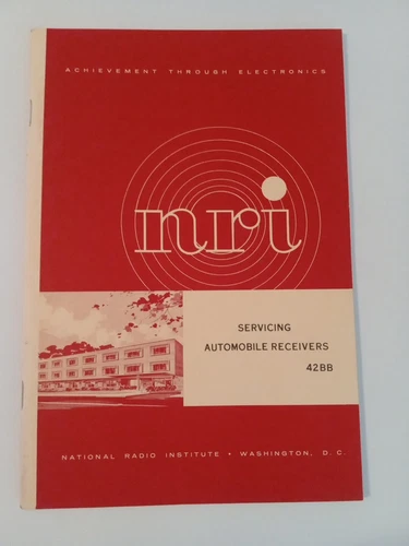 1973 National Radio Institute Servicing Automobile Receivers 42BB