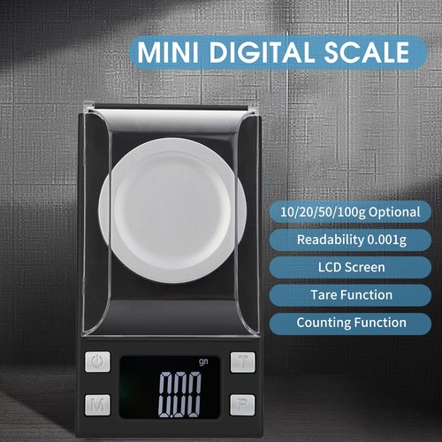 Digital Pocket Scale 100g/ 0.001g, Portable //Small Herb Scale G8S8 - Picture 2 of 12