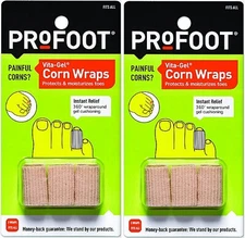 Profoot Vita-Gel Corn Wraps 3ct ( 2 packages ) 6 total wraps