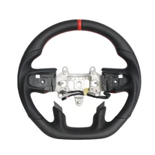 Full Leather Sport Steering Wheel for Dodge RAM 1500 Rebel 2019-2024 with Heated