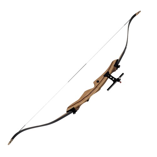 SAS Spirit Jr 54" Beginner Youth Wooden Bow Black Package 18lbs RH - Used - Picture 5 of 5
