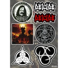 Deicide Sticker Pack | To Hell with God American Death Metal Pentagram Band Logo