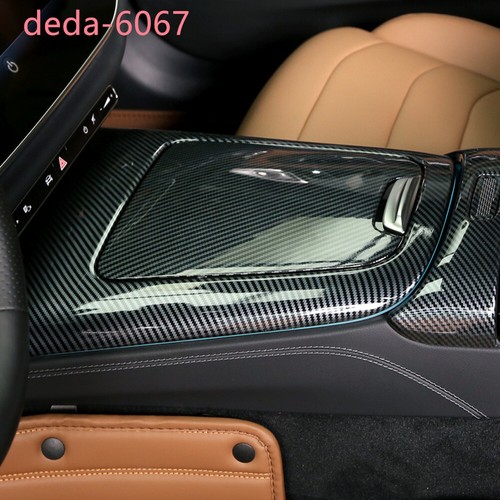 Carbon Fiber ABS Center Console Gear Shift Frame Trim For Benz E Class W214 2024 - Picture 7 of 13