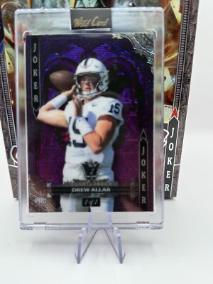 Drew Allar 2024 Wild Card 7 Card Studs Jokers Wild 1/1 RC | eBay
