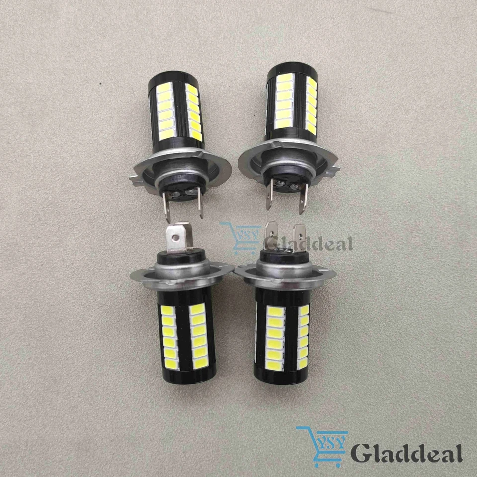 4x H7 Super Brillantes LED Faros Conversión Para Luz Alta Baja 6000K Blanco Foto 2 de 4