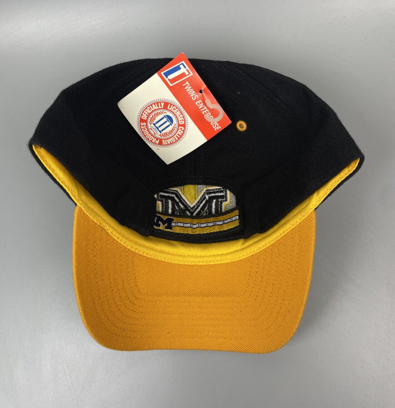 Michigan Wolverines Vintage Twins Enterprise Strapback Hat - NWT