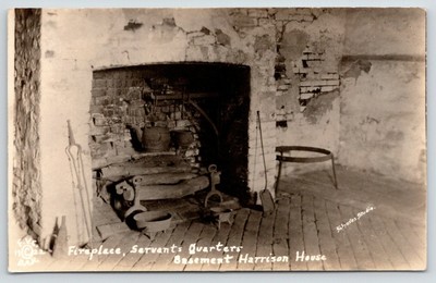 Vincennes Indiana Harrison House Basement Fireplace Servants