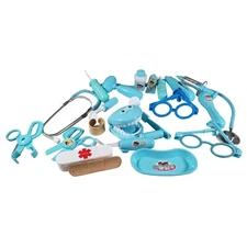 Dentist & Doctor Playset Mixed Piece Medical Kit Stethoscope Syringe Scissors