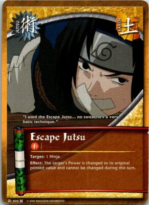 Escape Jutsu 020 Naruto Card CCG X1 | eBay