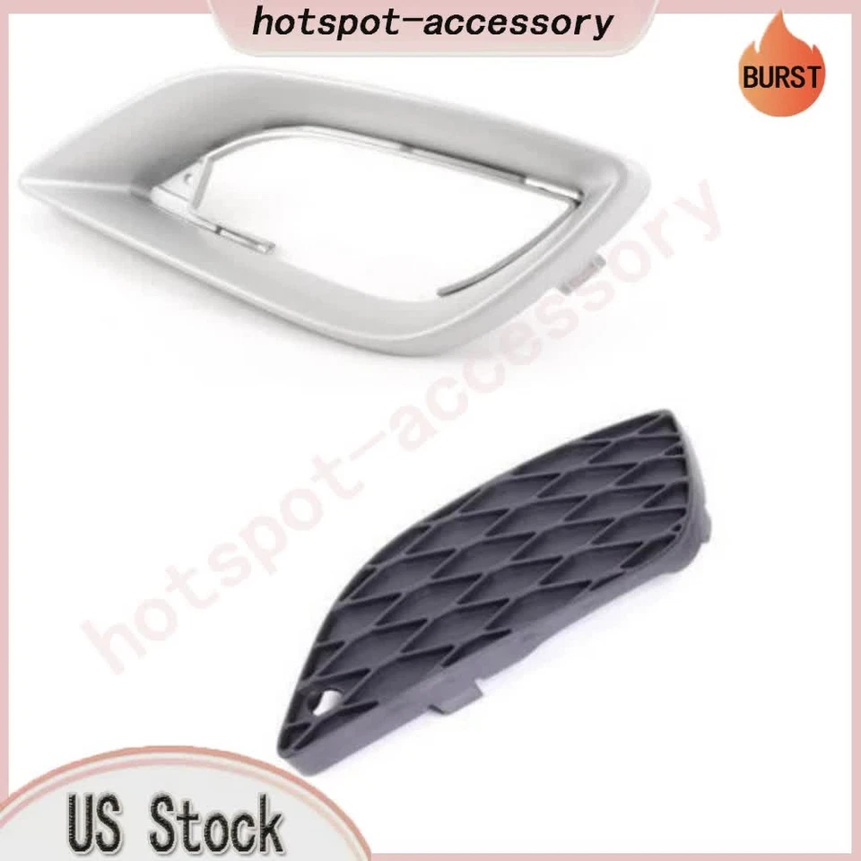 1 Set Left Side Fog Light Trim and grill fit 2006-2012 Mercedes-Benz R350 5.0L Foto 4 de 4