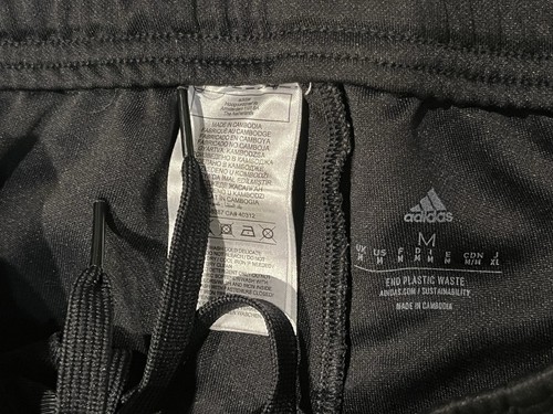 adidas Men's Size M Tiro AEROREADY Cargo Pants Black Three Stripe MINT CONDITION - Picture 4 of 9